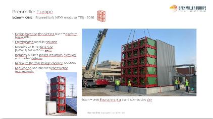 bGen ONE - Solución modular TES de Brenmiller