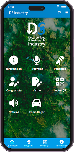 menu principal app ds